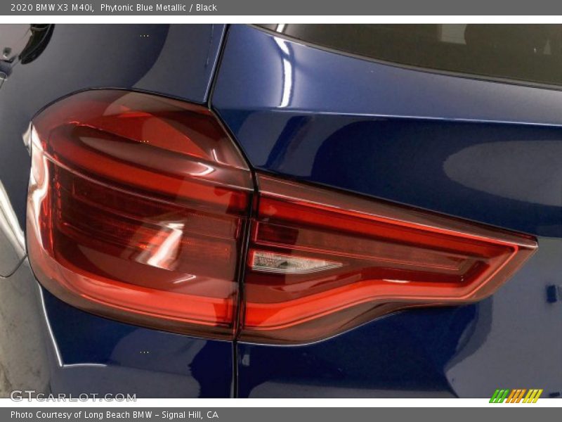 Phytonic Blue Metallic / Black 2020 BMW X3 M40i