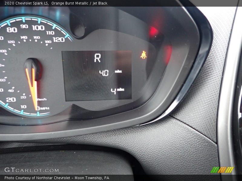 Orange Burst Metallic / Jet Black 2020 Chevrolet Spark LS
