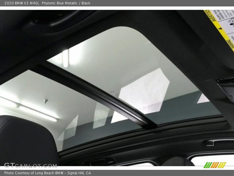 Phytonic Blue Metallic / Black 2020 BMW X3 M40i