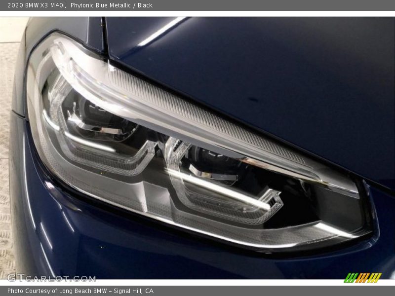 Phytonic Blue Metallic / Black 2020 BMW X3 M40i