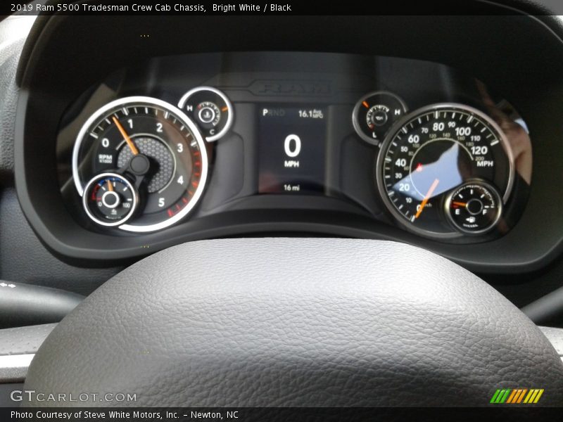 Bright White / Black 2019 Ram 5500 Tradesman Crew Cab Chassis