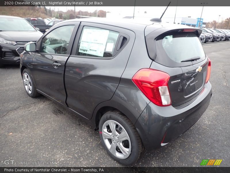 Nightfall Gray Metallic / Jet Black 2020 Chevrolet Spark LS