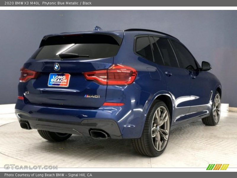 Phytonic Blue Metallic / Black 2020 BMW X3 M40i