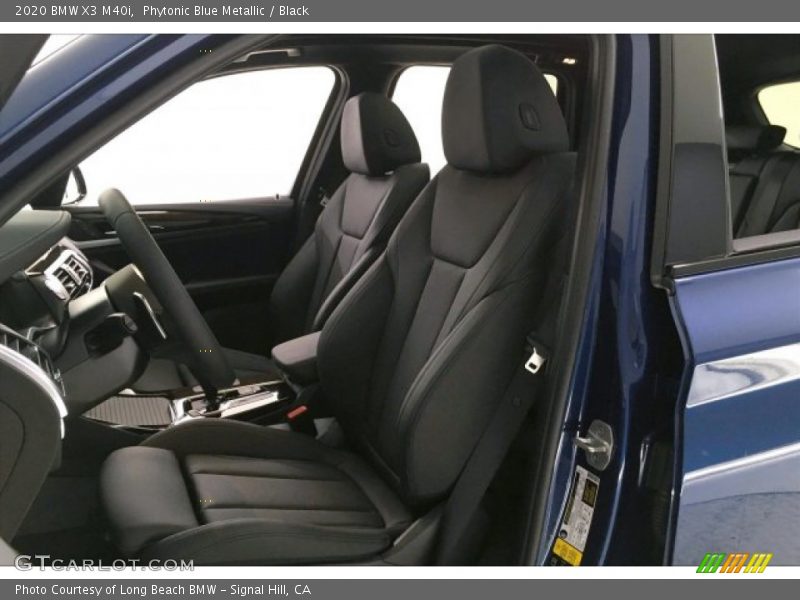Phytonic Blue Metallic / Black 2020 BMW X3 M40i