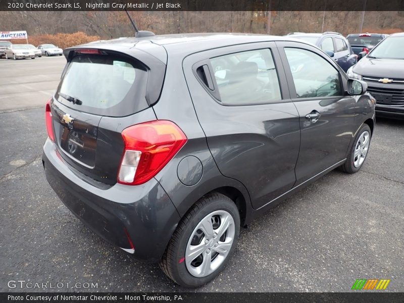 Nightfall Gray Metallic / Jet Black 2020 Chevrolet Spark LS