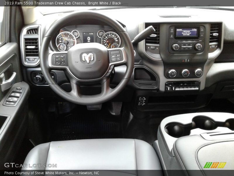 Bright White / Black 2019 Ram 5500 Tradesman Crew Cab Chassis