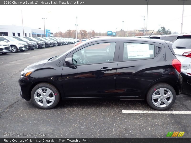 Mosaic Black Metallic / Jet Black 2020 Chevrolet Spark LS