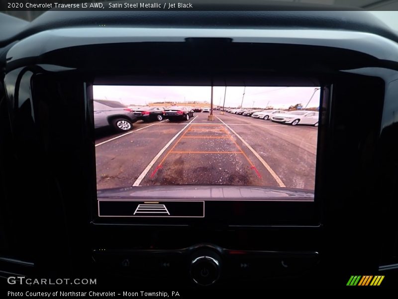 Satin Steel Metallic / Jet Black 2020 Chevrolet Traverse LS AWD