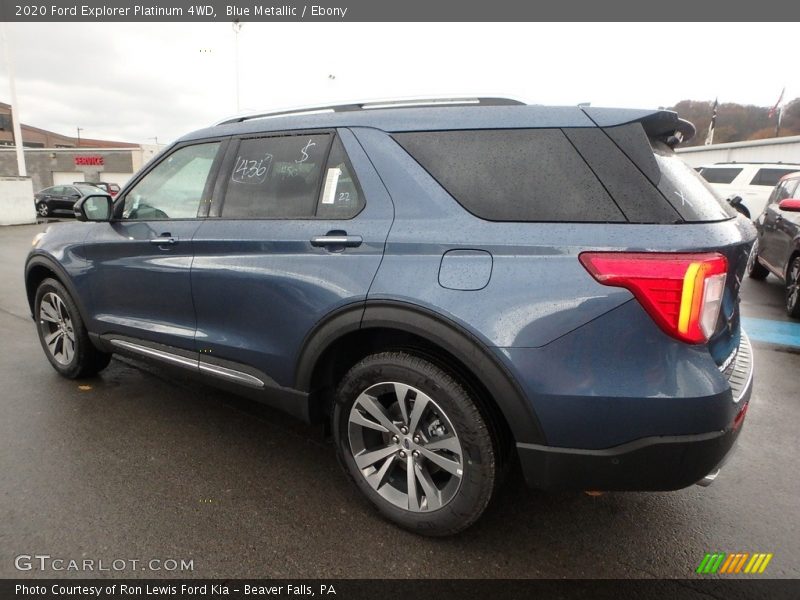  2020 Explorer Platinum 4WD Blue Metallic