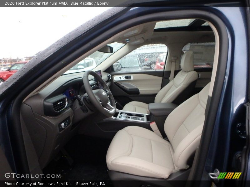  2020 Explorer Platinum 4WD Ebony Interior