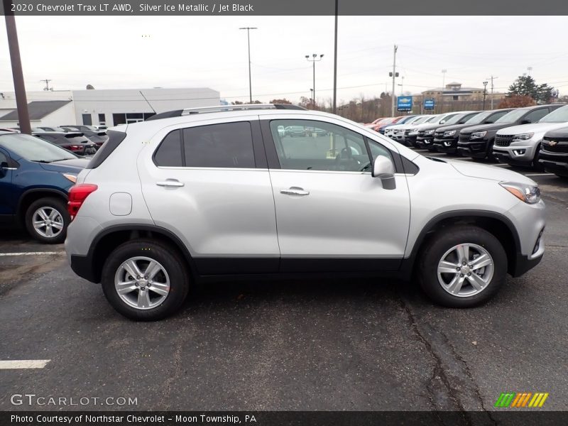 Silver Ice Metallic / Jet Black 2020 Chevrolet Trax LT AWD