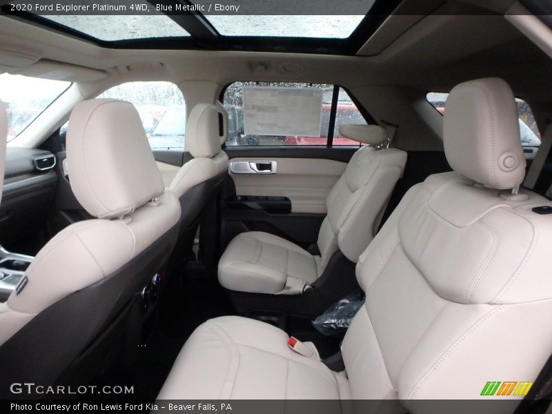 Rear Seat of 2020 Explorer Platinum 4WD