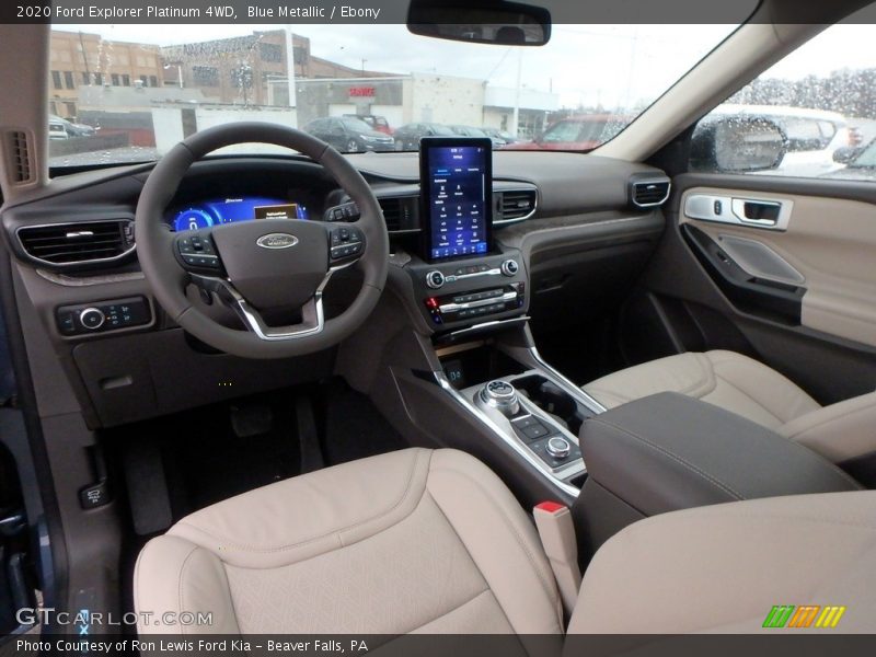  2020 Explorer Platinum 4WD Ebony Interior