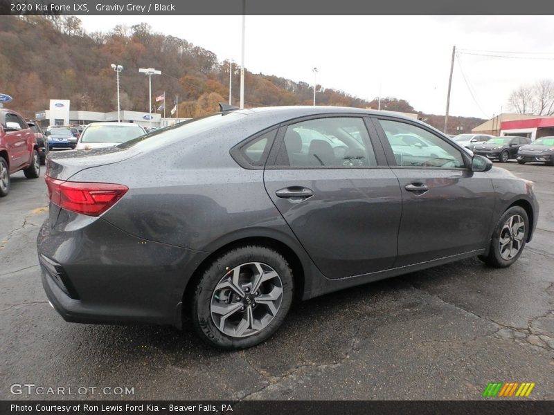 Gravity Grey / Black 2020 Kia Forte LXS