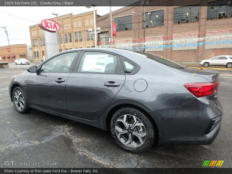 Gravity Grey / Black 2020 Kia Forte LXS