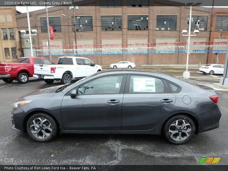 Gravity Grey / Black 2020 Kia Forte LXS