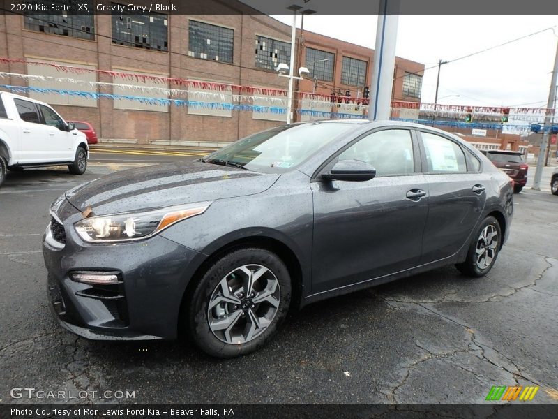 Gravity Grey / Black 2020 Kia Forte LXS