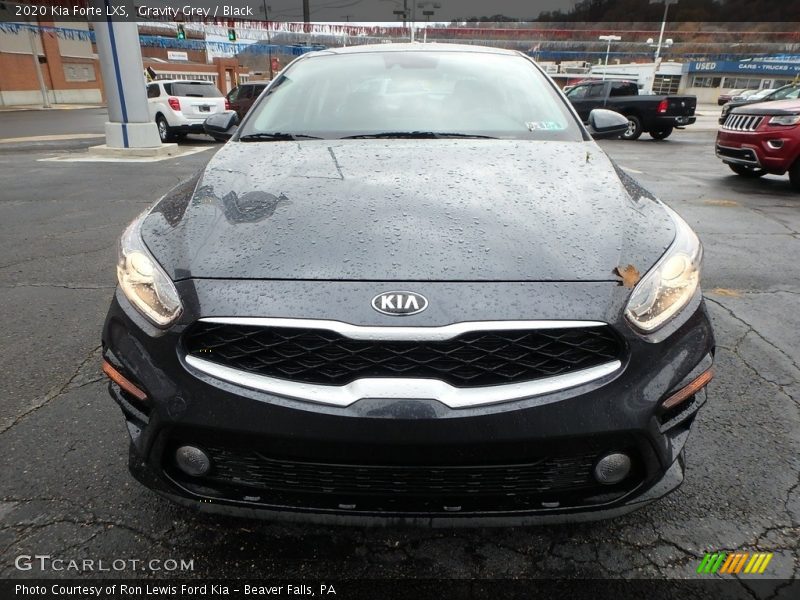 Gravity Grey / Black 2020 Kia Forte LXS