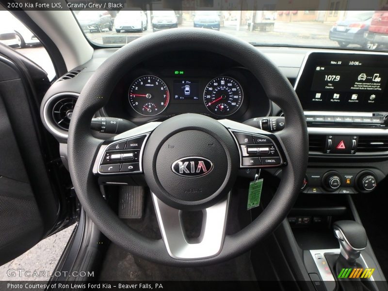 Gravity Grey / Black 2020 Kia Forte LXS