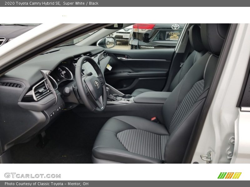  2020 Camry Hybrid SE Black Interior