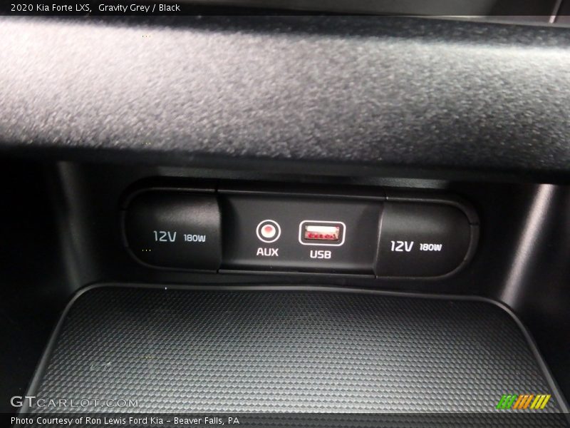 Gravity Grey / Black 2020 Kia Forte LXS