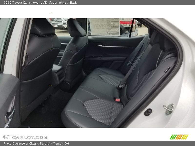 Rear Seat of 2020 Camry Hybrid SE