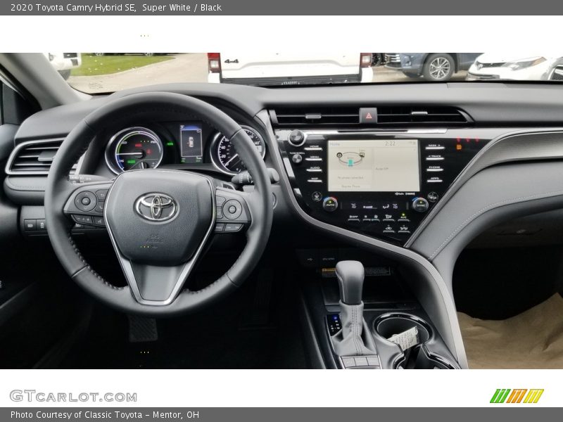 Dashboard of 2020 Camry Hybrid SE