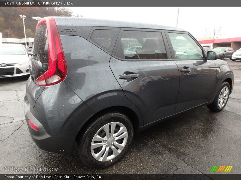 Gravity Gray / Black 2020 Kia Soul LX