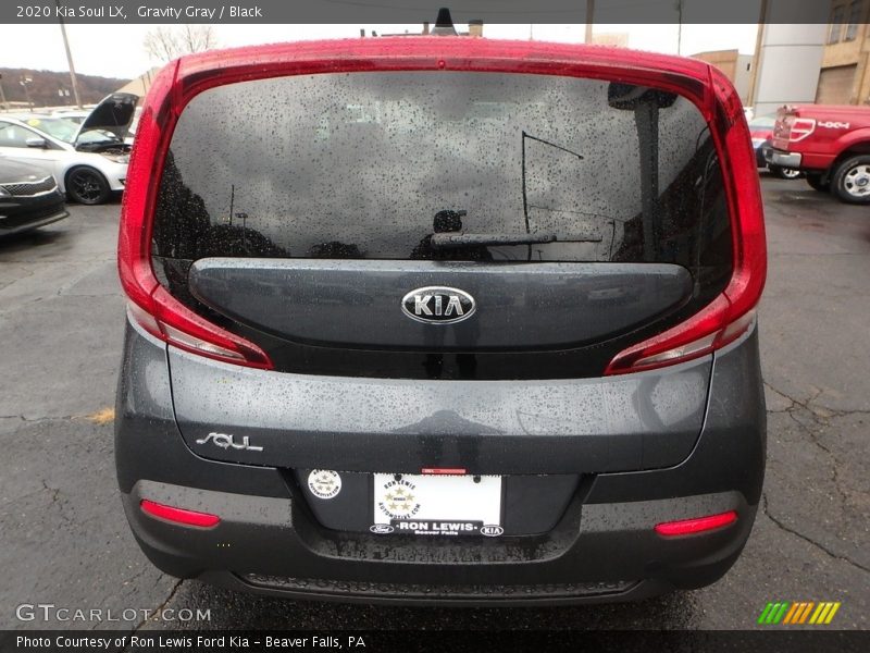 Gravity Gray / Black 2020 Kia Soul LX