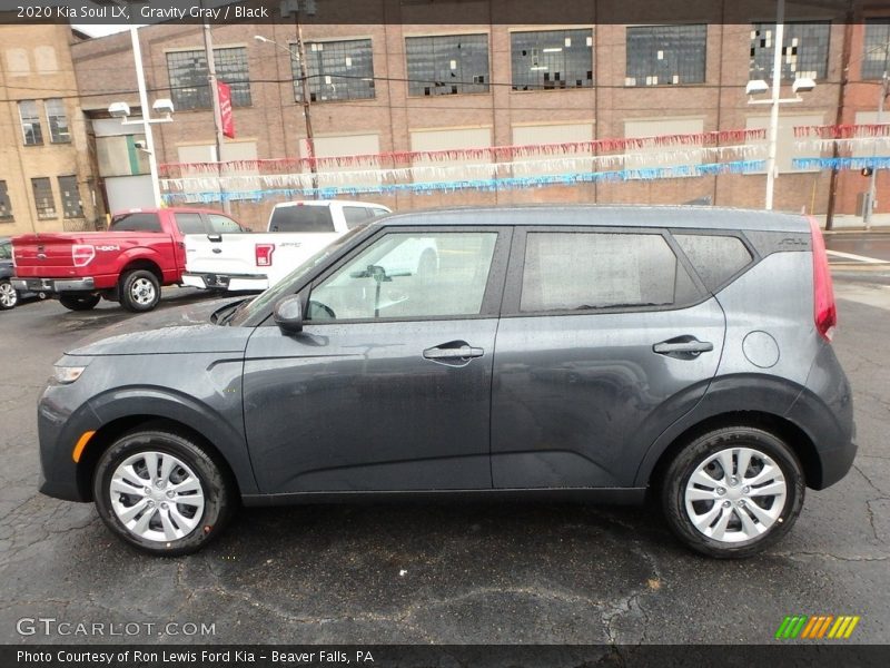 Gravity Gray / Black 2020 Kia Soul LX
