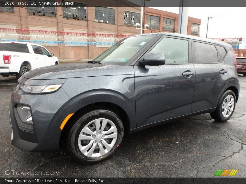 Gravity Gray / Black 2020 Kia Soul LX