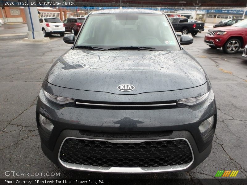 Gravity Gray / Black 2020 Kia Soul LX
