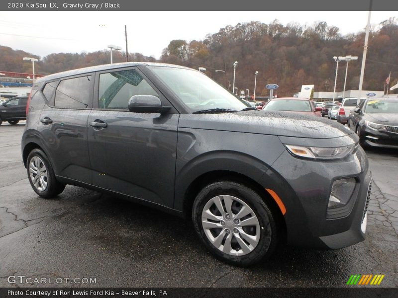 Gravity Gray / Black 2020 Kia Soul LX