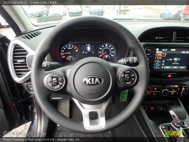 Gravity Gray / Black 2020 Kia Soul LX