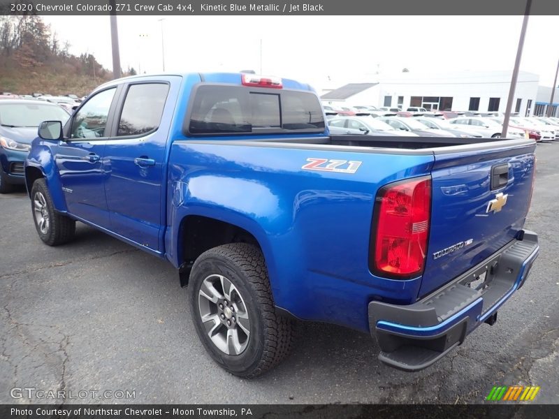 Kinetic Blue Metallic / Jet Black 2020 Chevrolet Colorado Z71 Crew Cab 4x4