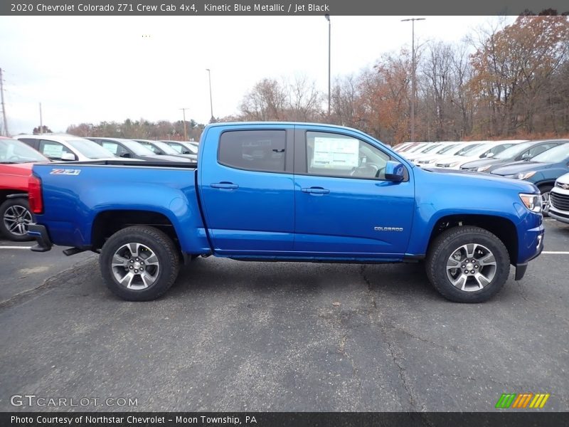 Kinetic Blue Metallic / Jet Black 2020 Chevrolet Colorado Z71 Crew Cab 4x4