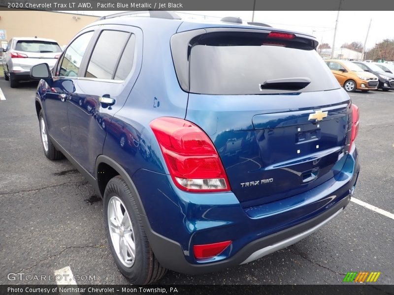 Pacific Blue Metallic / Jet Black 2020 Chevrolet Trax LT AWD