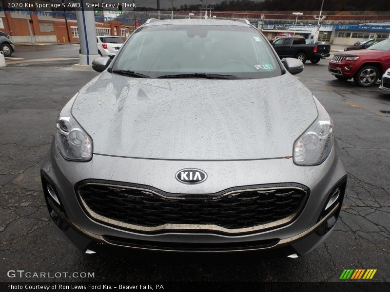 Steel Gray / Black 2020 Kia Sportage S AWD