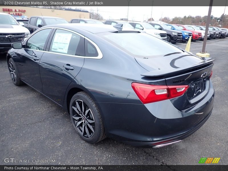 Shadow Gray Metallic / Jet Black 2020 Chevrolet Malibu RS