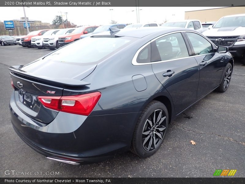 Shadow Gray Metallic / Jet Black 2020 Chevrolet Malibu RS