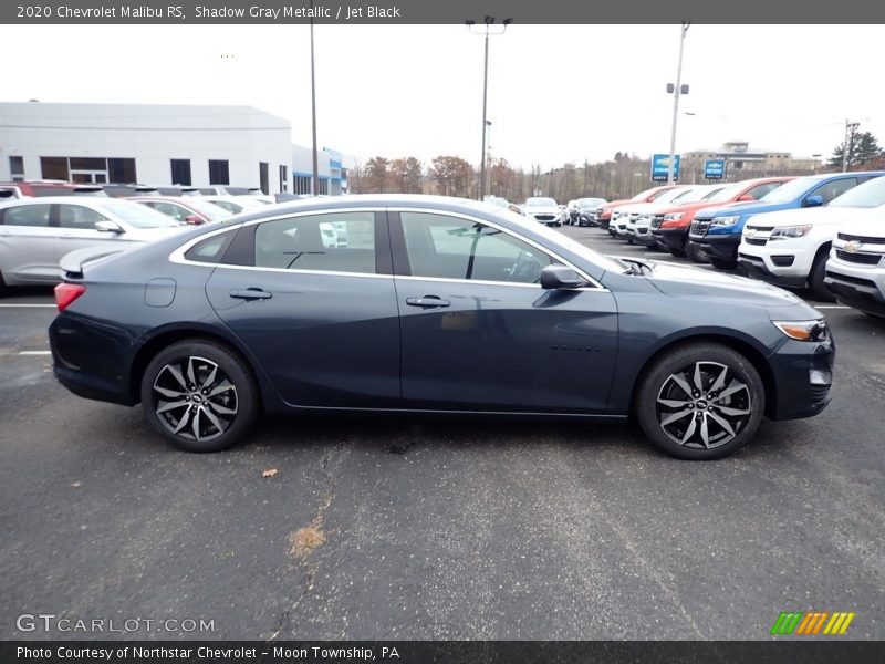 Shadow Gray Metallic / Jet Black 2020 Chevrolet Malibu RS