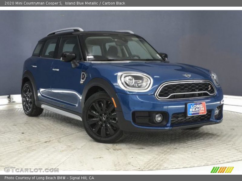 Island Blue Metallic / Carbon Black 2020 Mini Countryman Cooper S