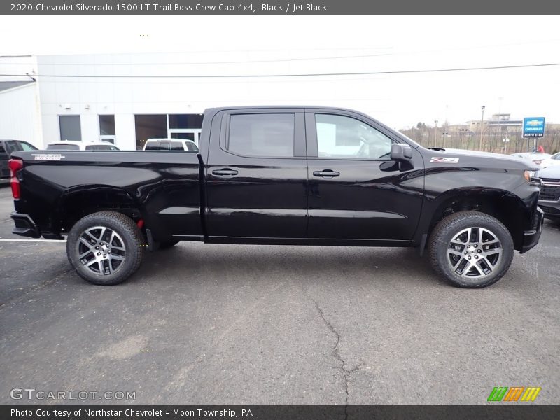 Black / Jet Black 2020 Chevrolet Silverado 1500 LT Trail Boss Crew Cab 4x4