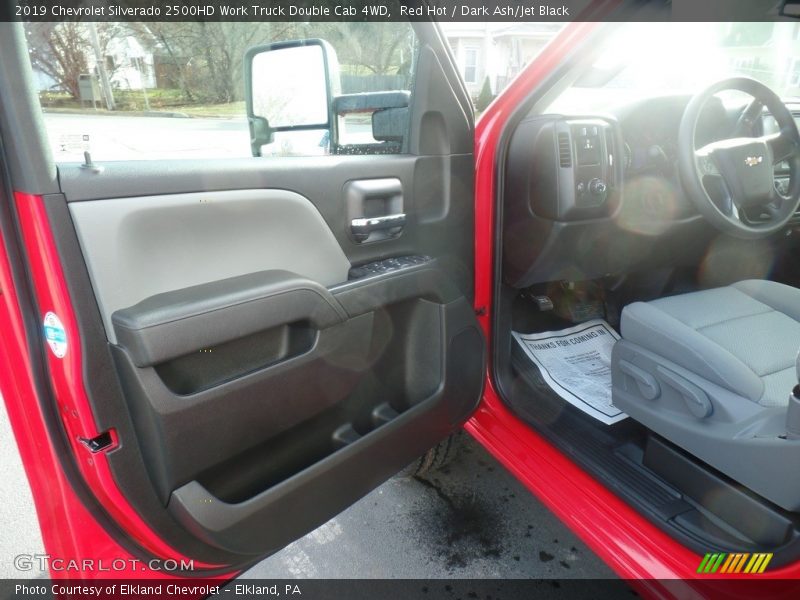 Red Hot / Dark Ash/Jet Black 2019 Chevrolet Silverado 2500HD Work Truck Double Cab 4WD