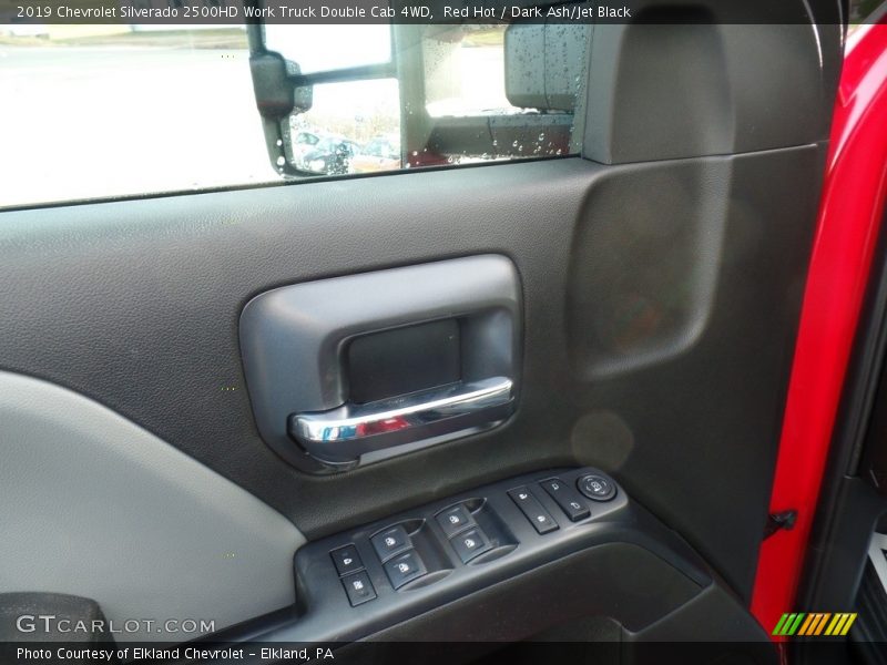 Red Hot / Dark Ash/Jet Black 2019 Chevrolet Silverado 2500HD Work Truck Double Cab 4WD