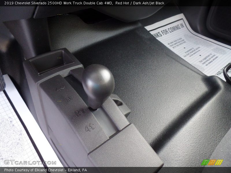 Red Hot / Dark Ash/Jet Black 2019 Chevrolet Silverado 2500HD Work Truck Double Cab 4WD