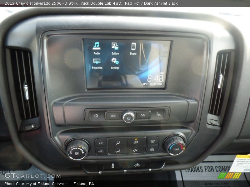 Red Hot / Dark Ash/Jet Black 2019 Chevrolet Silverado 2500HD Work Truck Double Cab 4WD