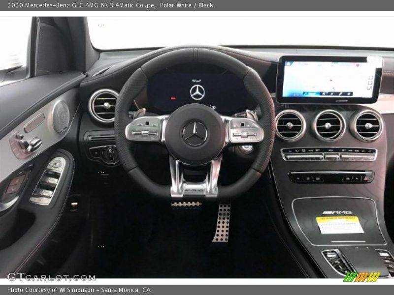 Polar White / Black 2020 Mercedes-Benz GLC AMG 63 S 4Matic Coupe