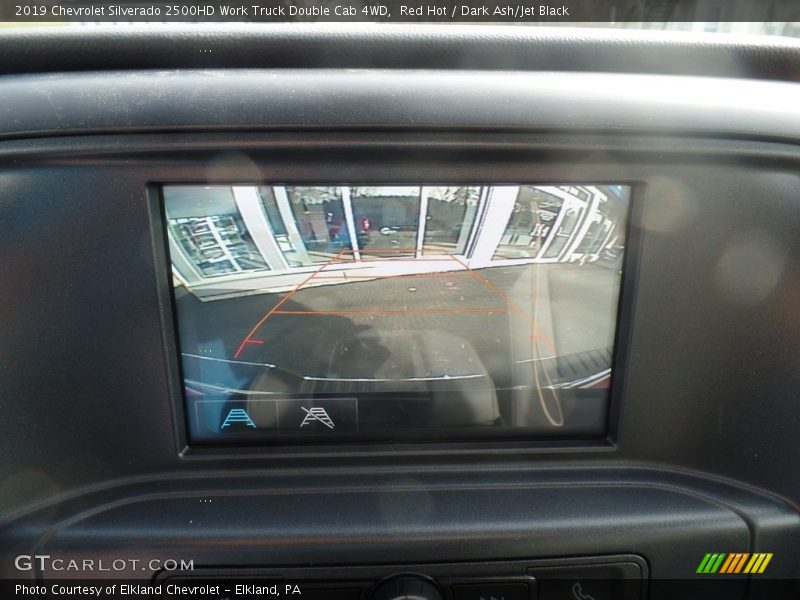 Red Hot / Dark Ash/Jet Black 2019 Chevrolet Silverado 2500HD Work Truck Double Cab 4WD