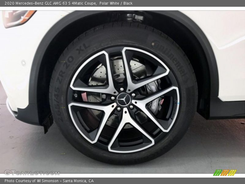 Polar White / Black 2020 Mercedes-Benz GLC AMG 63 S 4Matic Coupe